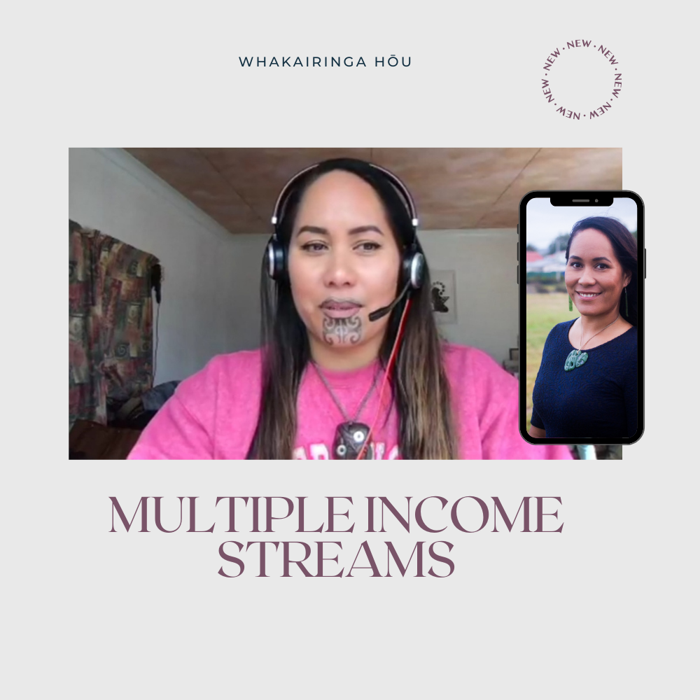 Multiple income streams no matter how small; Kiwisaver; Financial hardship